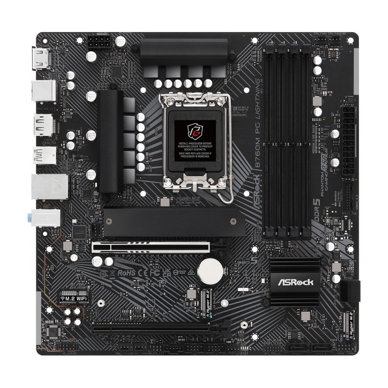 B760M PG LIGHTNING - Motherboard - micro ATX - LGA1700-Sockel - B760 Chipsatz...